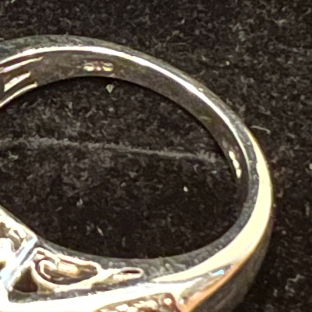 Peridot and Multi Gemstone Sterling Silver Ring - Picture 7 of 7